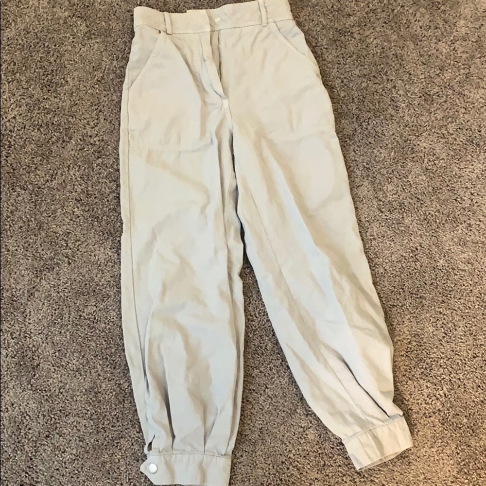aritzia wilfred free malina pant - marble grey